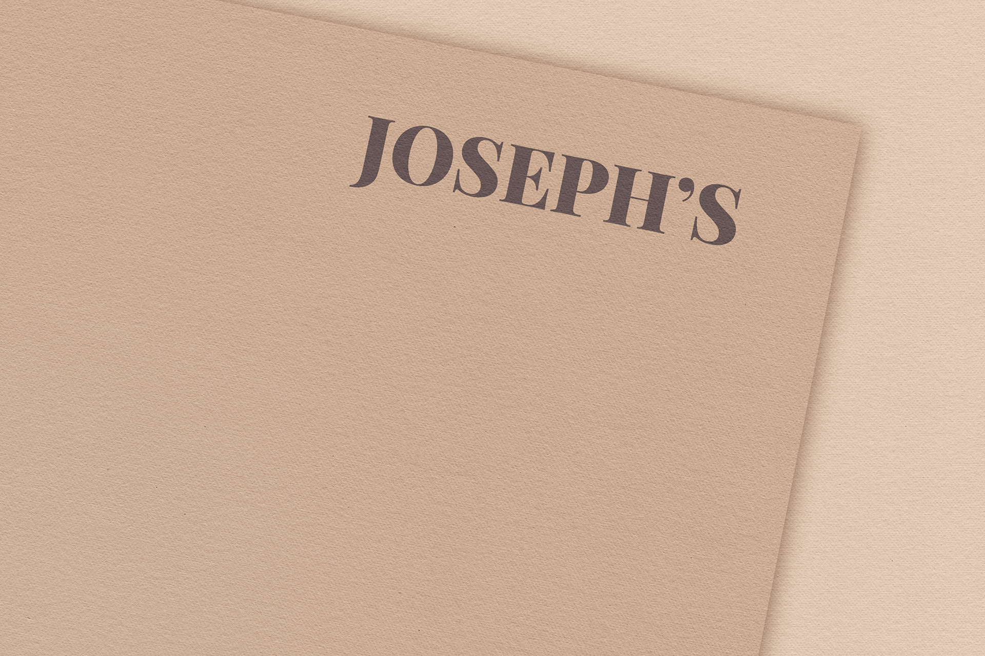 Joseph’s Branding